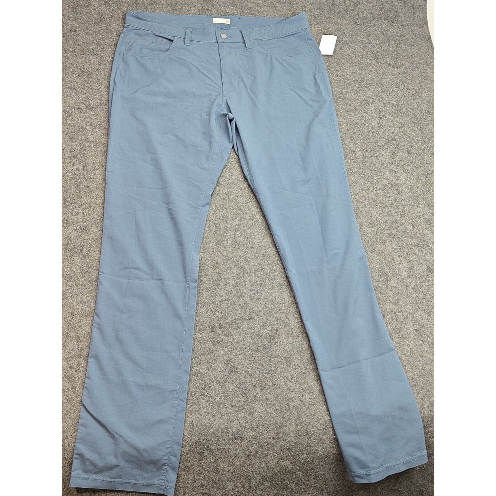 Tasc Mens Performance Pants Blue 36 Motion Casual Stretch Outdoor Everyday
